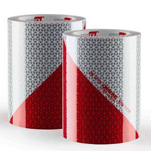 Moedel Warnmarkierung ORAFOL Magnetfolie reflektierend RA2 C, Set 2 Zuschnitte 141x423 mm, links/rechts, 108496