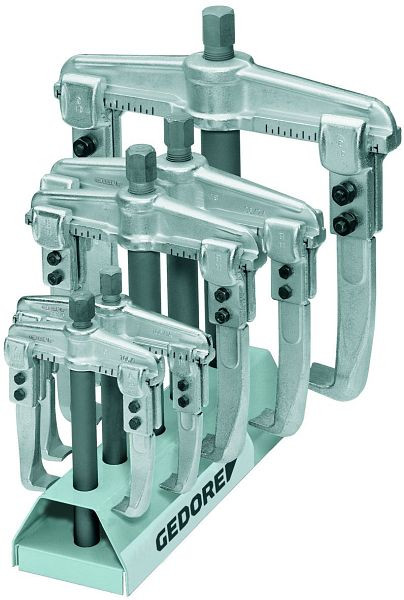 GEDORE Abzieher-Set 1.06 mit Werkstattständer, verschiedene Spannweiten, 8111570