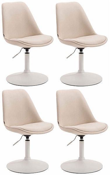 CLP Stuhl Maverick W Stoff, creme, VE: 4 Stück, 319905