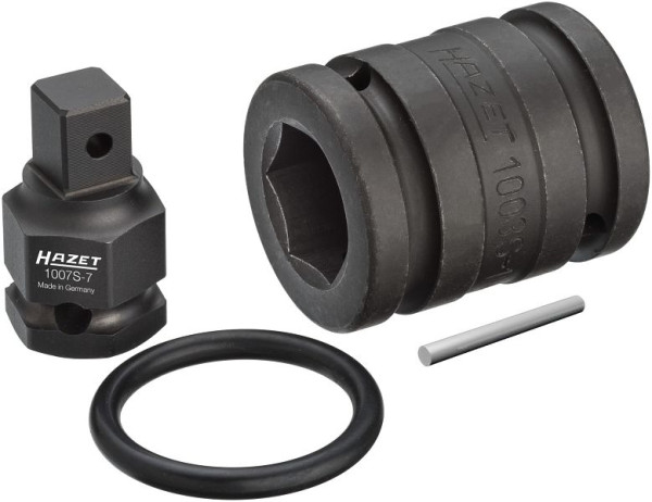 Hazet Adapter Reduzierstück, Vierkant hohl 20 mm (3/4 Zoll), Vierkant massiv 12,5 mm (1/2 Zoll), 1007S-7/4