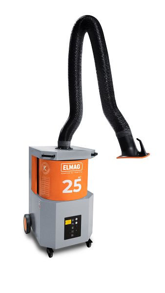 ELMAG Absauganlage, fahrbar, SmartFil, Absaugarm Ø 150mm/2m in Schlauchausführung, 58700