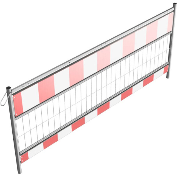 Stein HGS Schrankenzaun -Cordon Perfect-nach TL mit Tastleiste, 2,40 m / Typ 1 (RA1) / rot-weiß / 28 kg, 33324