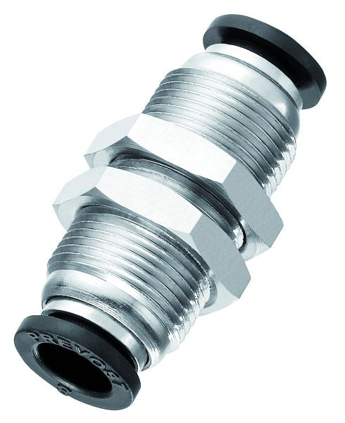 Prevost Verbindungsstück für Trennwanddurchführung - RPU TT, für Schlauch mit Außen-Ø= 4 mm, VE: 10 Stück, RPU TT0404