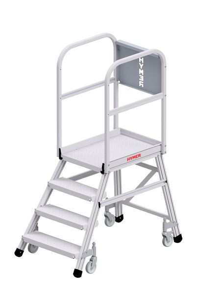 HYMER Podesttreppe R13 fahrbar, einseitig begehbar, 4 Stufen, 638804