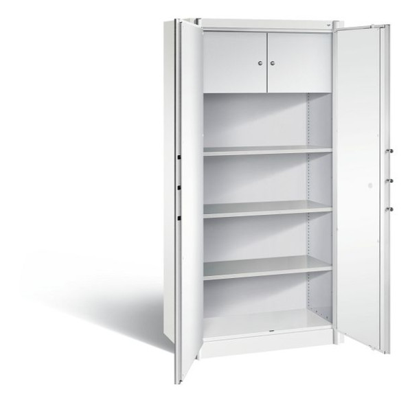 C+P Feuerschutzschrank Certos, H1950xB930xT500mm, Farbe: Verkehrsweiß, Klinkengriff, 4 OH, 1170-200 S10093