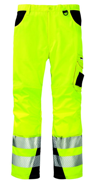 4PROTECT Warnschutz-Bundhose TENNESSEE, Größe: 52, Farbe: leuchtgelb/grau, VE: 10 Stück, 3856-52