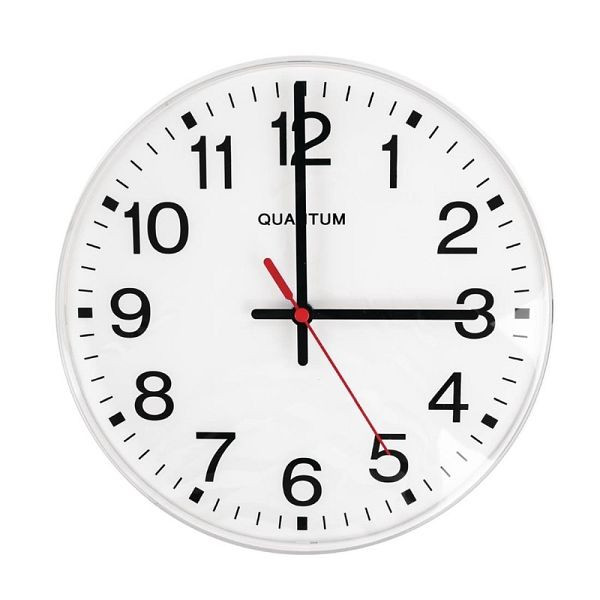 Vogue Küchenuhr weiß, APS-Kunststoffgehäuse, robust, langlebig, für Großküchen, K978