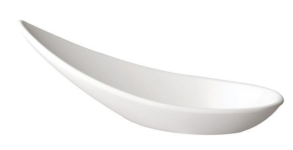 APS Fingerfood-Löffel -MING HING-, 11 x 4,5 cm, Höhe: 4 cm, Melamin, weiß, VE: 60 Stück, 83842