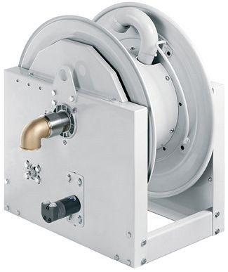 Ebinger Schlauchaufroller SM 700-H, Hydraulikmotor + Zahnradübersetzung, Max. 45m - 63mm AD/ 80m - 50mm AD, bis 20 bar, 6.400.130.690
