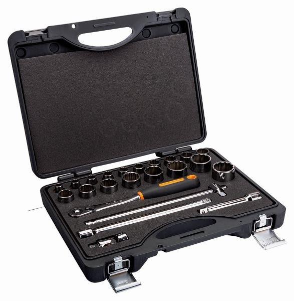 Bahco 1/2" Steckschlüssel-Satz, Zoll, 23-teilig, 7823DZS