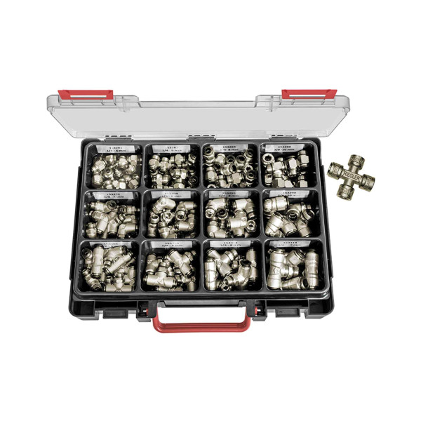 Riegler Sortimentsbox Schnellsteckverbindungen »universal short«, 178046