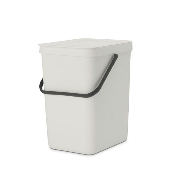 STEIN HGS Abfallsammler Sort & Go, leichtgrau, Gesamthöhe 401 mm, 25 Liter, 83478.0021