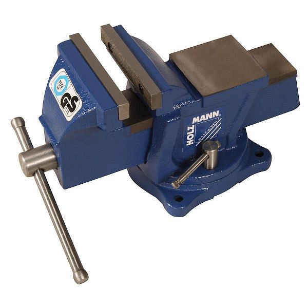 Holzmann Werkbank Schraubstock inklusive Drehplatte, Backenbreite: 100 mm, WBS100N