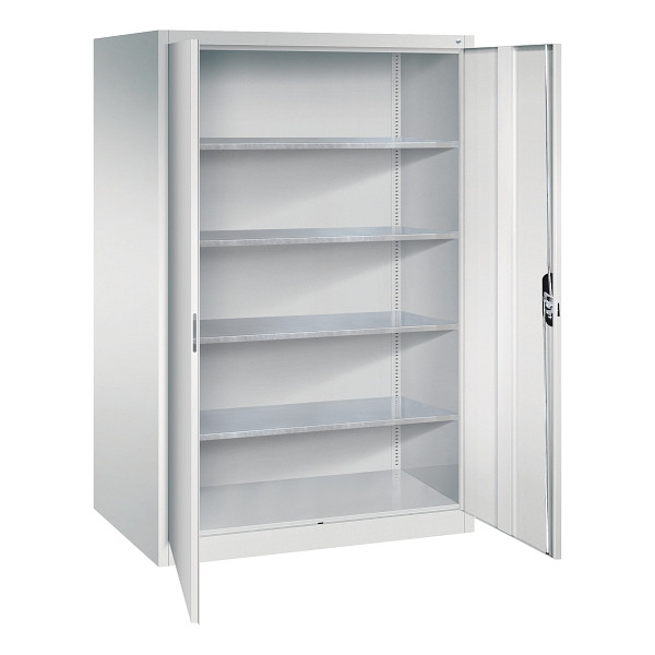 C+P Flügeltürenschrank Acurado, H1950xB1200xT800mm, 7035/7035, Traglast 70 kg, 8934-00 S10320