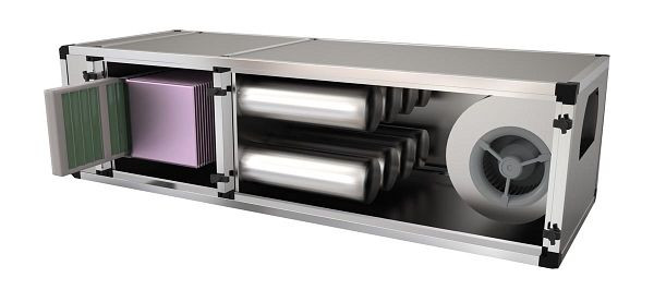 CombiSteel Abluftreinigungsanlage Komplett 2500M3, Breite (mm): 1800, 7052.0002