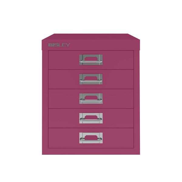 Bisley MultiDrawer™, 5 Schubladen à H 51 mm, DIN A4, 621 beere, L125621
