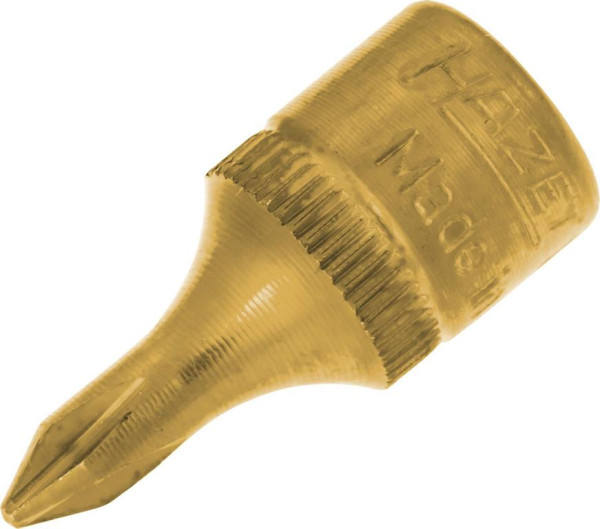 Hazet Schraubendreher-Steckschlüsseleinsatz, Vierkant hohl 6,3 mm (1/4 Zoll), Kreuzschlitz Profil PH, PH1, 8506-PH1