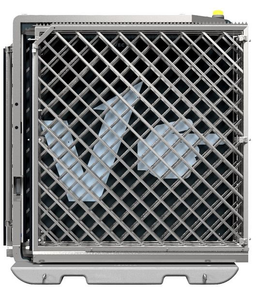 SCHAKE-VECTOR Faltbares Schiebetor V-Gate, verzinkt, ohne Zutrittskontrolle, mit Bauzaunmodul, mit Lichtschranke, VPST22VOB0124