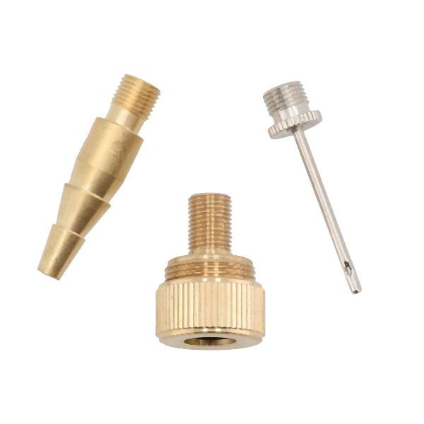 Airpress Druckluft Adapter Set 3 Teile Fahrradreifen Fußball und Luftmatratze in Blister, 4300026