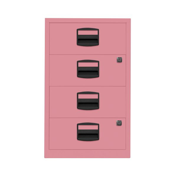 Bisley Home Beistellschrank PFA, 4 Universalschubladen, 601 pink, PFA4S601