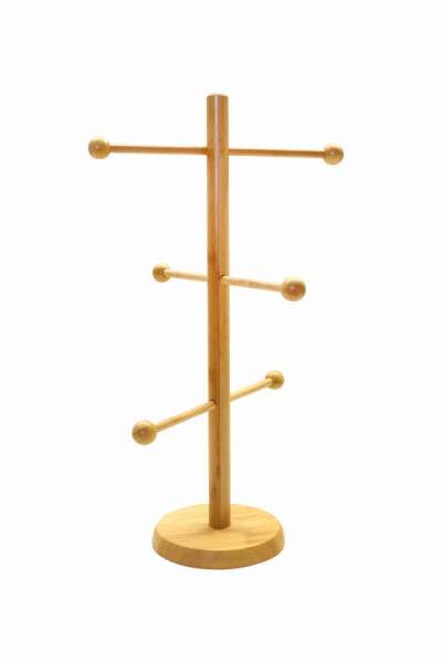 Schneider Brezel-/ Wurstständer 6-armig, Bambus, 120641