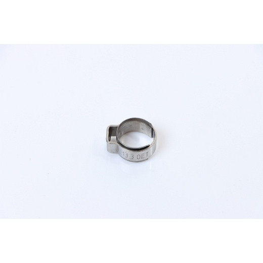 ELMAG 1-Ohr Klemme mit Einlagering, 13,3 OET 10,6 - 12,6 mm (Edelstahl), 42729