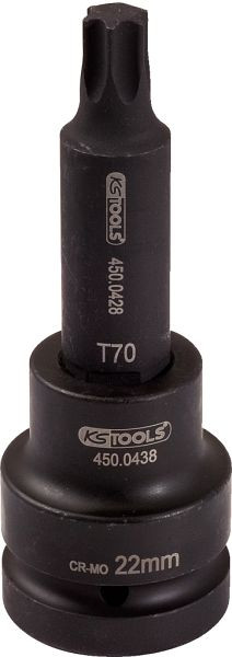 KS Tools 3/4" Kraft-Bit-Stecknuss Torx, lang, T80, 450.0443