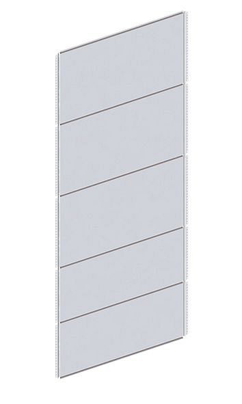 Meta CLIP Rückwand 3000x1300 mm, RAL 7035 allseitig, 20073697