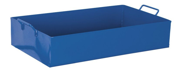 VARIOfit Abnehmbare Wanne für Tischwagen, Außenmaße: 1.075 x 590 x 235, RAL 5010 enzianblau, gsw-600.507