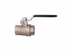 Riegler Kugelhahn mit schwarzem Stahlhebel, leichte Ausführung, Innen/Innengewinde, 103157