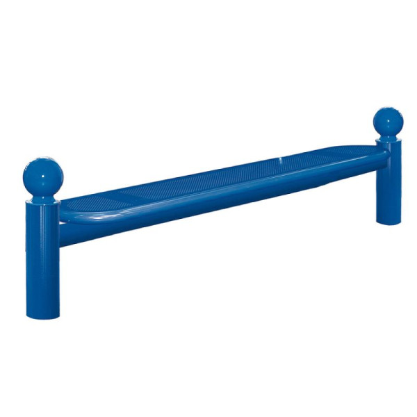 Stein HGS Sitzbank -Bowl- ohne Rückenlehne, RAL 5010 enzianblau, Sitzfläche: 1800 mm, 22873