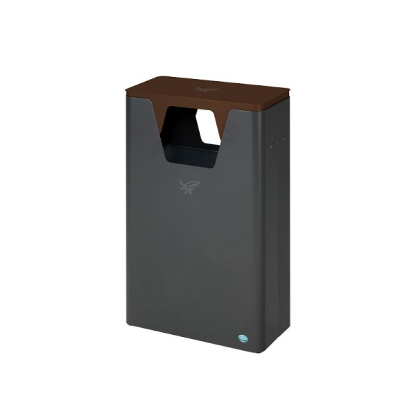 STEIN HGS Wertstoffsammelgerät WSG 82, Sepiabraun (RAL 8014), 82061.0004