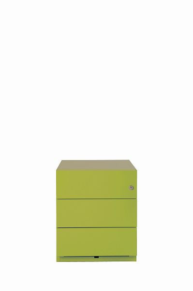 Bisley Rollcontainer Note™, 3 Universalschubladen, grün, NWA59M7SSS604