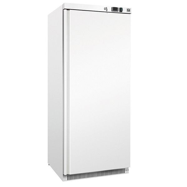 Gastro-Inox Kühlschrank aus weißem Stahl 600 Liter, statisch gekühlt mit Ventilator, Nettokapazität 580 Liter, 201.100