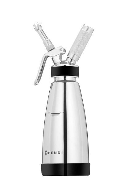 Hendi Thermo-Sahnespender, 0,5 l Edelstahl, 588697