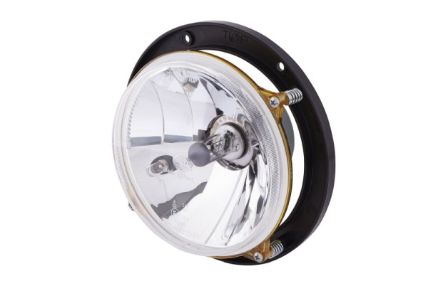 HELLA Halogen/FF-Hauptscheinwerfer - M133 - 12V - Referenzzahl: 12.5 - Einbau - E4 10198/ECE - Stecker: Flachstecker - rechts/links, 1A3 996 162-071