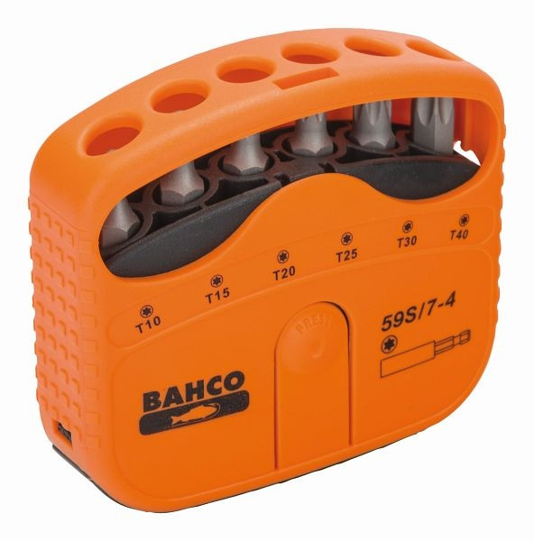 Bahco Bit-Satz, 7-teilig, Torx®, T 10 - T 40, 59S/7-4, 7314150191567