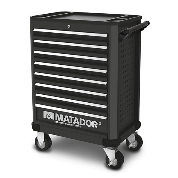 MATADOR RATIO Werkstattwagen, 8 Schubladen, leer, 1030x790x470 mm, 8163 0030