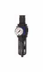 Riegler Filterregler mit Polycarbonatbehälter, Schutzkorb und Manometer, 124776
