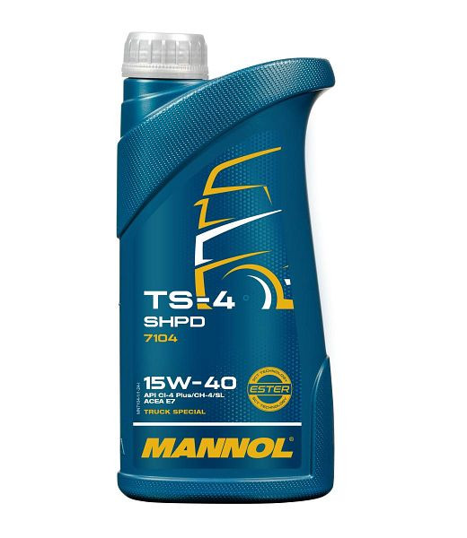 MANNOL Mehrbereichsöl 7104 TS-4 SHPD 15W-40 Extra, VE: 1 l, MN7104-1