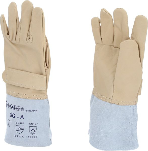 KS Tools Überzieh-Handschuh für Elektriker-Schutzhandschuh, Größe 7, 117.0141