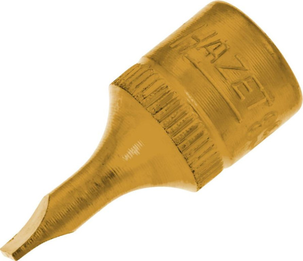 Hazet Schraubendreher-Steckschlüsseleinsatz, Vierkant hohl 6,3 mm (1/4 Zoll), Schlitz Profil, 0.8 x 4 mm, 8503-0.8X4