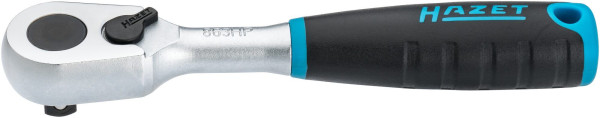 Hazet HiPer Feinzahn-Umschaltknarre, Vierkant massiv 6,3 mm (1/4 Zoll), 863HP
