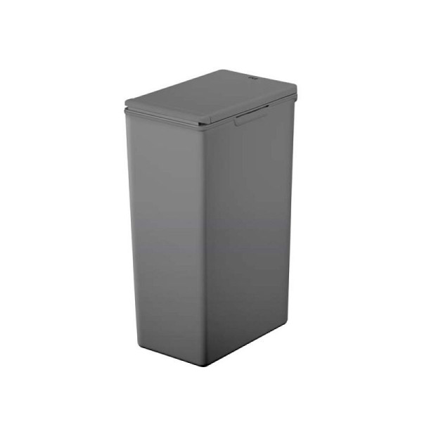 STEIN HGS Morandi Touch Abfalleimer, grau, Gesamthöhe 630 mm, 83512.0005