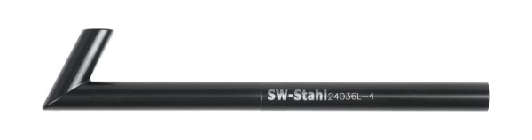 SW-Stahl Öl-Einfülladapter, abgewinkelt, mittel, 24036L-4