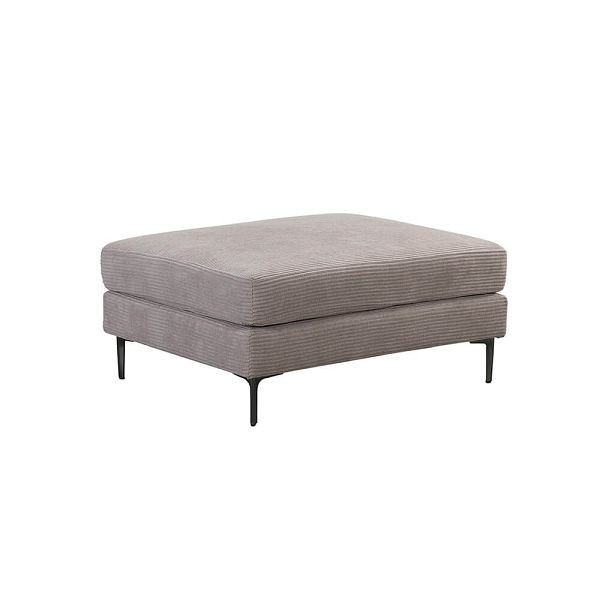 HOME DELUXE Hocker BELLANO, Cord Beige, 61941, 4058166326683