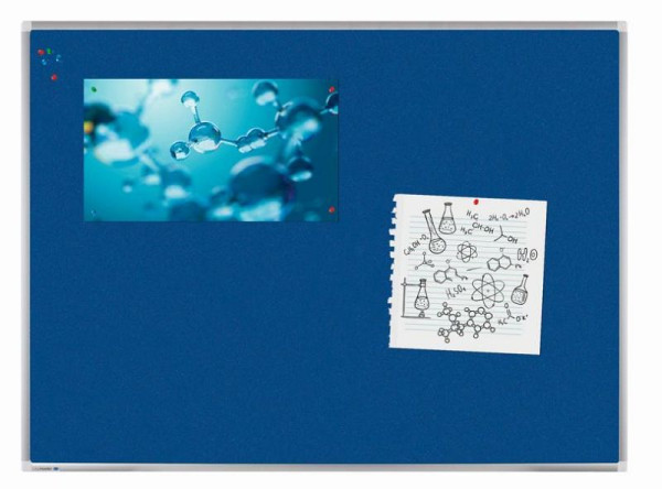 Legamaster Pinboard PREMIUM, Textil blau 100 x 150 cm, 7-141563