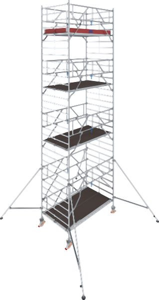 Krause Stabilo Fahrgerüst S5000 Feldlänge: 2,50m, Arbeitshöhe: 9,30m, 787064