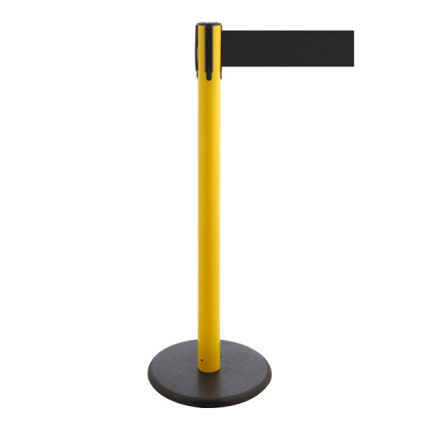 Stein HGS Personenleitsystem -P-Line Premium-, gelb, schwarz, mit magnetischem Gurtendstück, Gurtlänge: 3,8 m, 34241e-0304