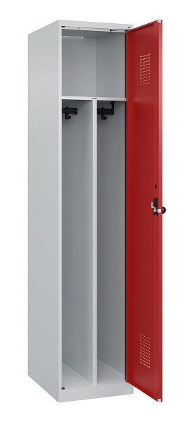 C+P Spind Evolo PLUS, 1 Abteil, 1850x400x500mm, 7035/3000, Verschluss Drehriegel, 049000-12F S10003